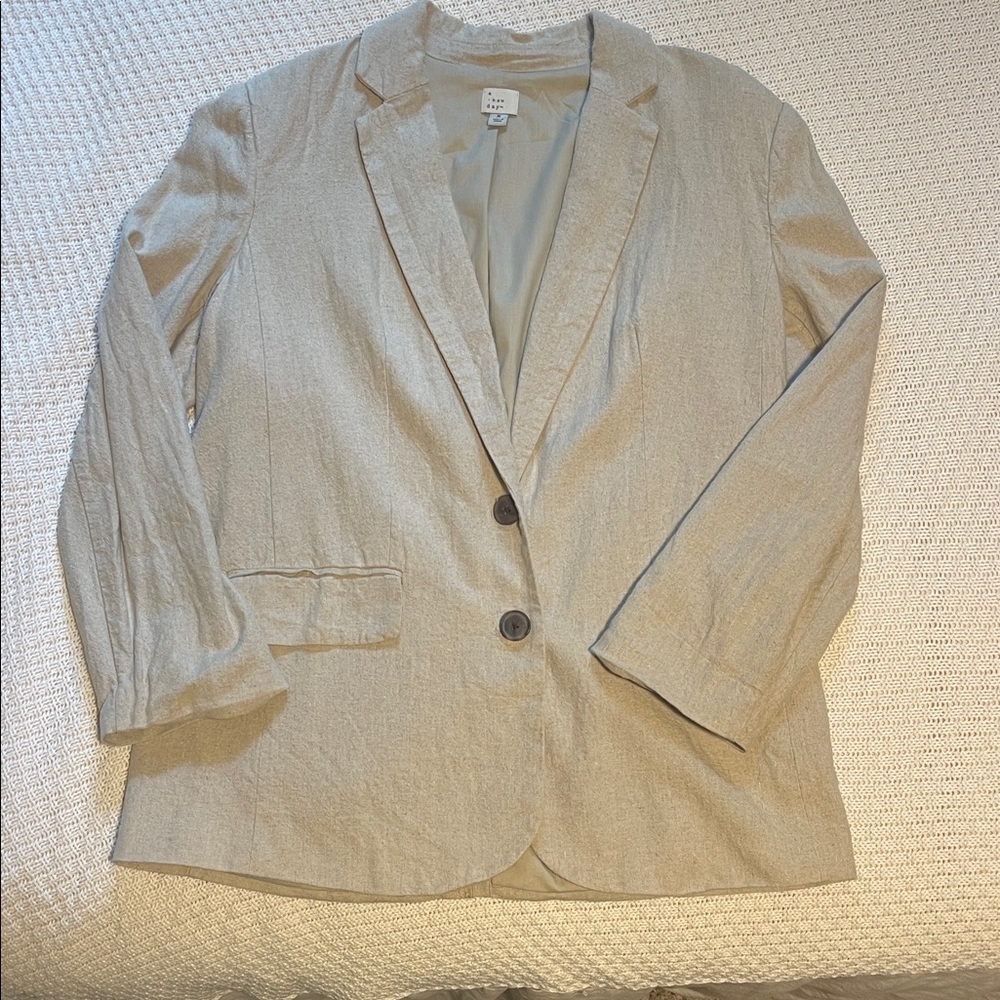 A New Day Beige Blazer